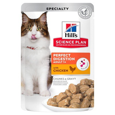 Хилс пауч для кошек Идеальное пищеварение  85 гр