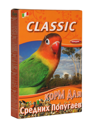 Фиори  корм для средних попугаев Classic 400 г