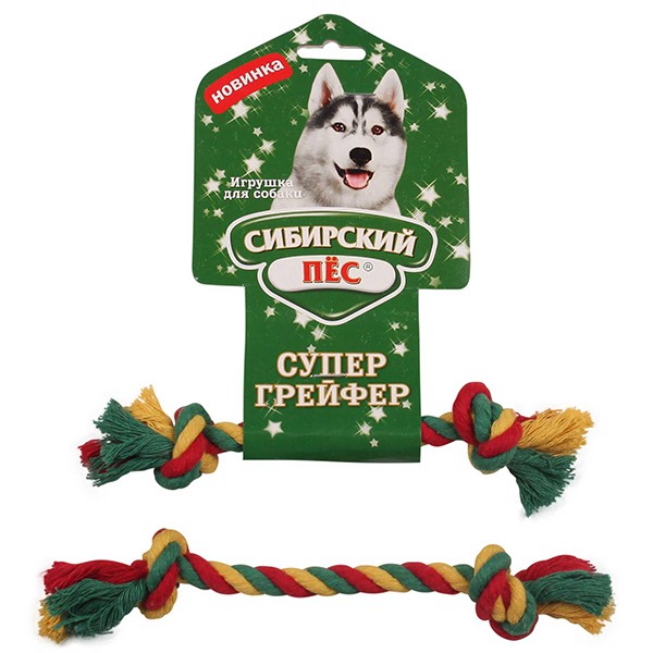 Грейфер "Сибирский пес" цветная веревка 2 узла D 10/170 мм