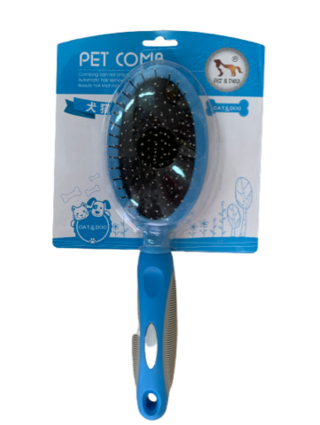 Пуходерка "Pet comb" "Овал" капля,  (7Х11 см) 05