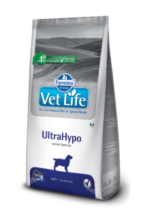 Фармина Vet Life Dog UltraHypo 2кг диета д/соб. при аллергиях и атопиях
