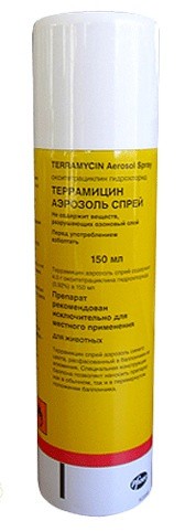 Террамицин  спрей фл.150 мл