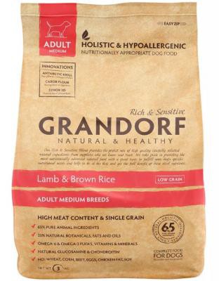 Грандорф 3 кг ягнёнок с рисом для всех пород